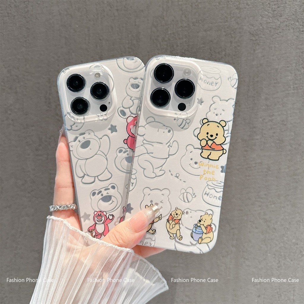 เข้ากันได้กับ ไอโฟน 16 Pro Max ไอโฟน 15 Pro Max 14 ไอโฟน 13 Pro Max ไอโฟน 11 เคสโทรศัพท์นุ่มน่ารัก R