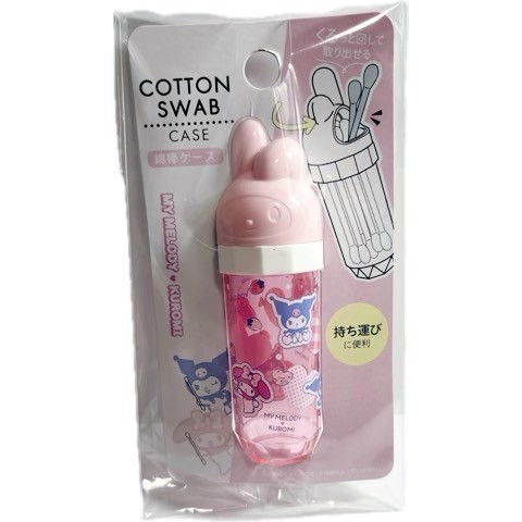 กล่องใส่คอตตอนบัด My Melody & Kuromi (Cotton Swab Case - มายเมโลดี้ & คุโรมิ)