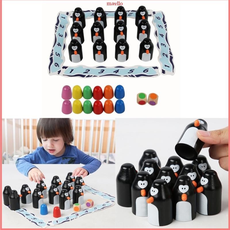 Mavlo หน่วยความจํา Match Stick Chess Penguin Memory Game Memory Chess Early Dementia เกมสมอง Teaser ของเล่นเกมหน่วยความจํา