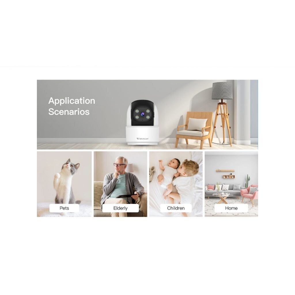 Vstarcam  C996 IPcamera ความละเอียด 2MP กล้องวงจรปิดไร้สาย Indoor มีระบบ AI+
