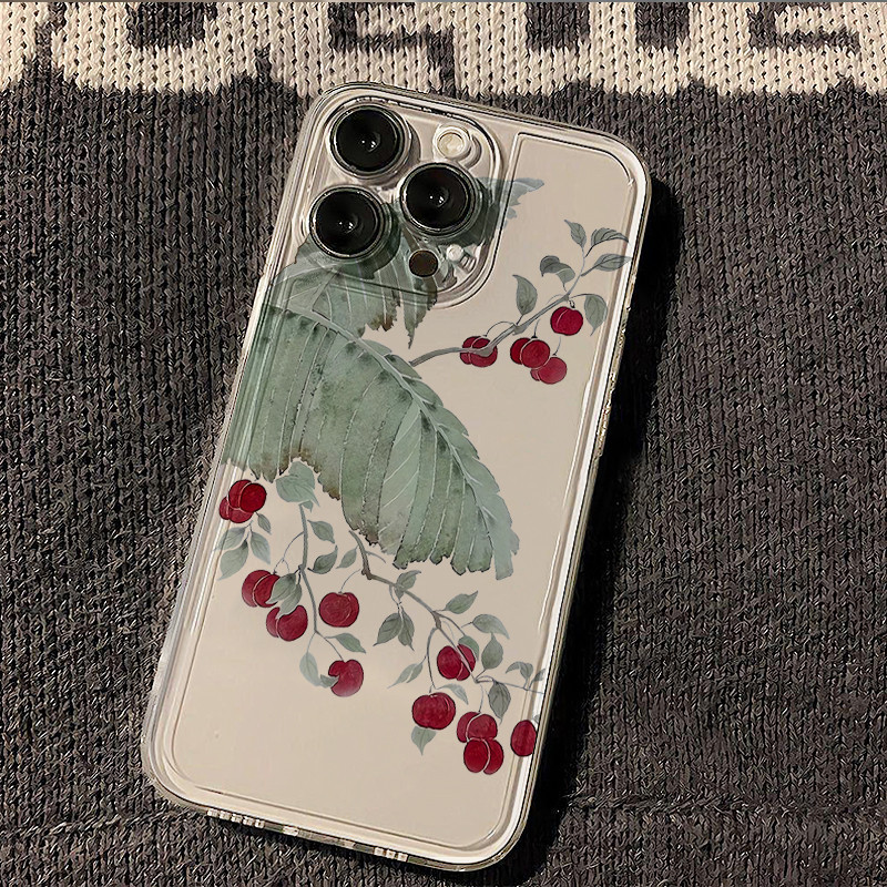 เคส HP Pydd Casing iPhone 11 13 15 creative banana Leaf เคสมือถือ iPhone 11 13 14 15 16 Plus 12 Pro 