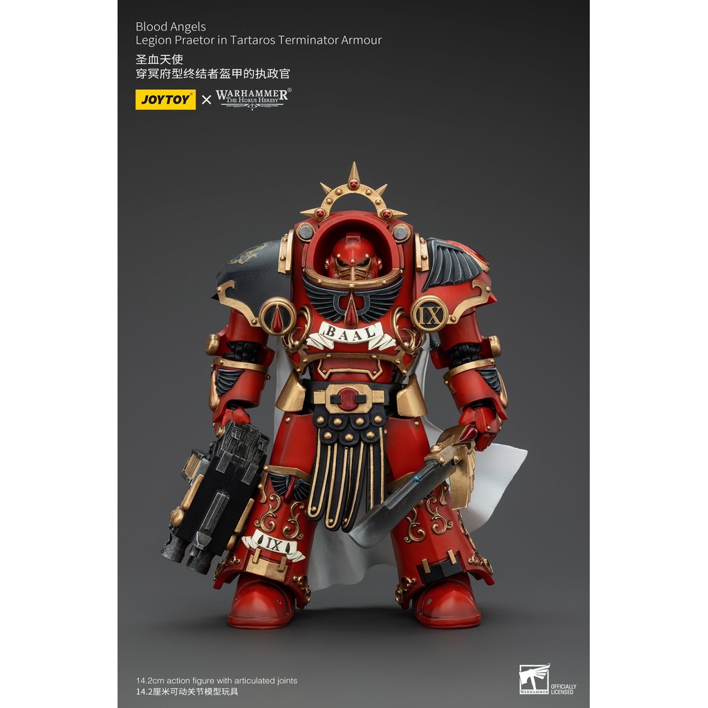 Blood Angels Legion Praetor ใน Tartaros Terminator Armour - Warhammer "The Horus Heresy" Action Figure โดย JOYTOY