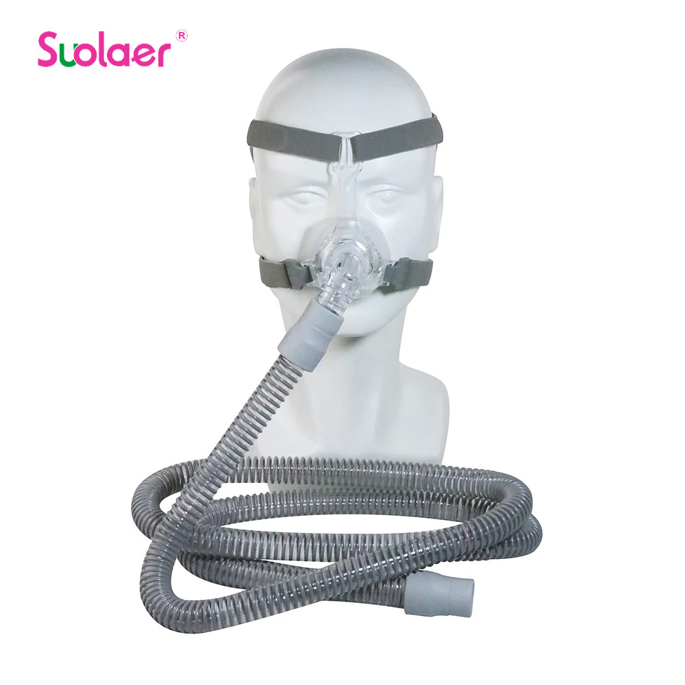Suolaer หน้ากากจมูก Full Face Mask เครื่องอัตโนมัติ Reusable Face Mask สําหรับ Anti Snoring Sleep Aiding