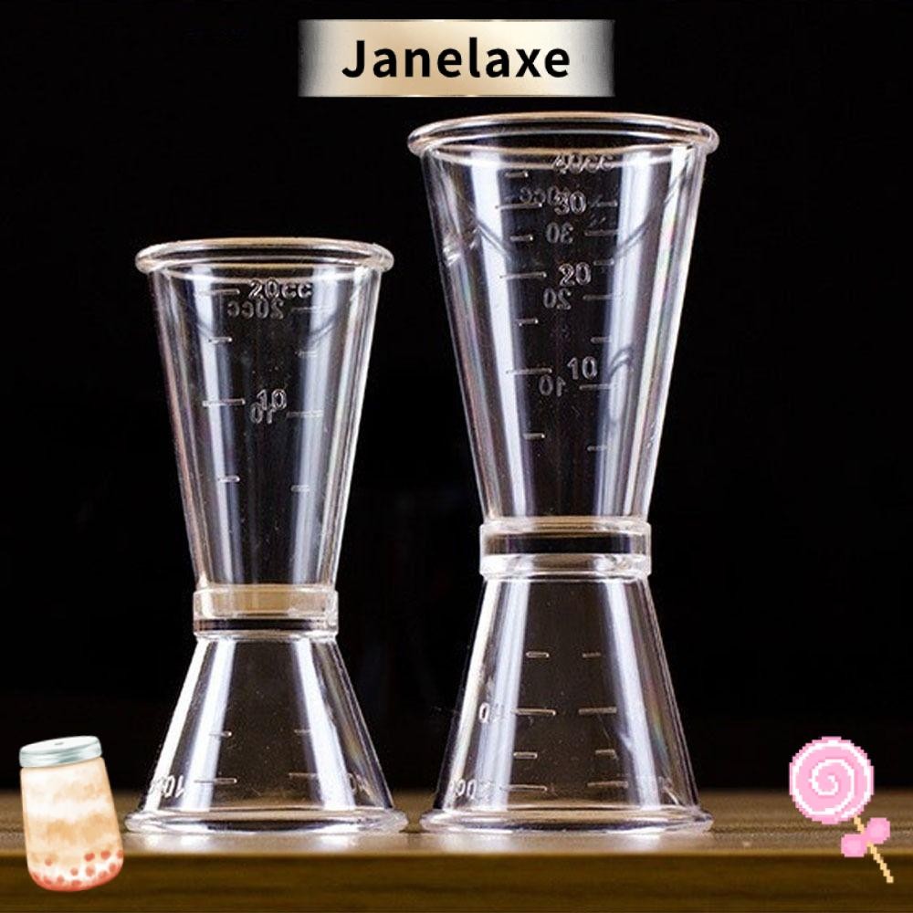Janelaxe932 ถ้วยตวง, เครื่องปั่นค็อกเทล PP 10/20cc, สองหัว 20/40cc อุปกรณ์ครัว Double Shot