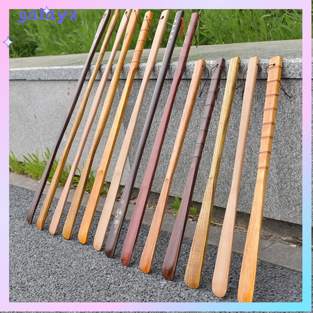GALAYX แตรรองเท้า, ไม้ยาวพิเศษ Handle Shoehorn, แขวนง่ายพกพาสวมรองเท้าเครื่องมือเครื่องใช้ในบ้าน