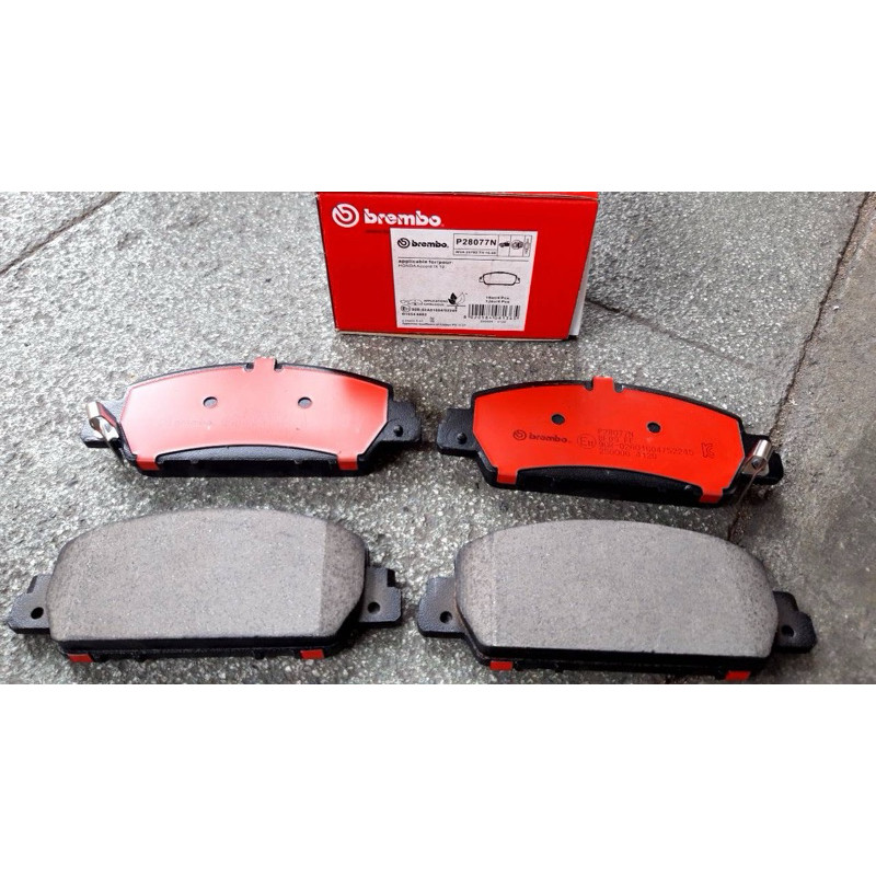 ผ้าเบรคหน้า Honda accord g10 ปี2018-2023 ยี่ห้อBrembo ผ้าเบรคหลังaccord g10