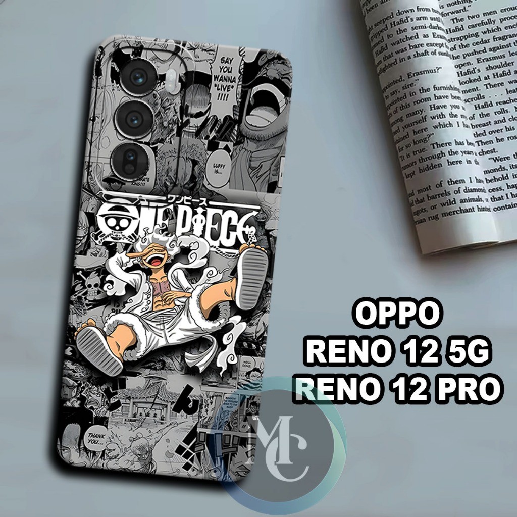 CC3/ ซอฟท์เคสยางยืดหยุ่นสําหรับOppo Reno 12 5GและOppo Reno 12 pro/one PieceอะนิเมะตัวอักษรMovep/Oppo