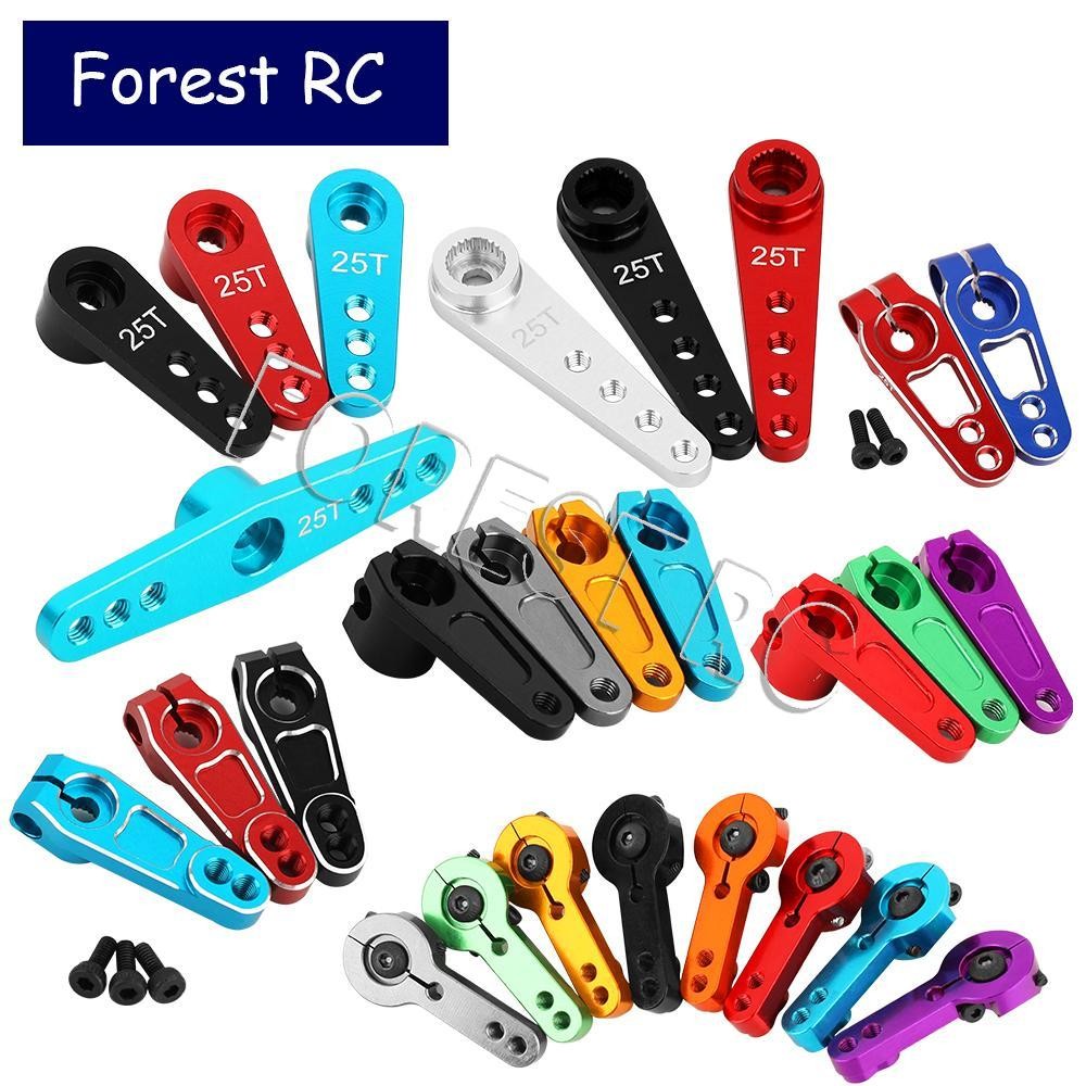 25T M3 อลูมิเนียม RC Servo Arm Horn แขนเดี่ยว/Dual Arm สําหรับ 1/10 RC เรือ SCX10 HSP TRX4 30-100CC รถบรรทุกเครื่องบิน RC