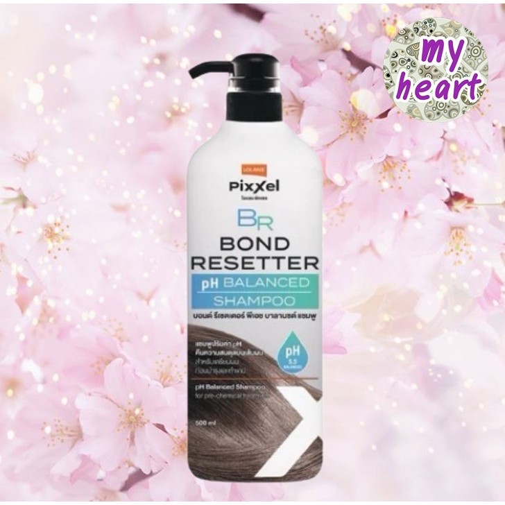 LOLANE Bond Resetter PH Balanced Shampoo 500 ml แชมพูปรับค่า pH  คืนความสมดุลบนเส้นผม
