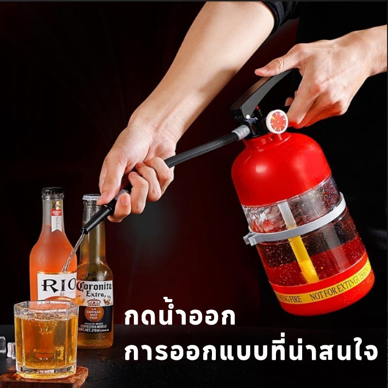 ถังเบียร์ดราฟท์ Creative 1.5L ถังไวน์ มมือกดเครื พร้อมก๊อกน้ำ เบียร ถังดื ่ม ถังเครื่องดื่ม - รูปที่ 3