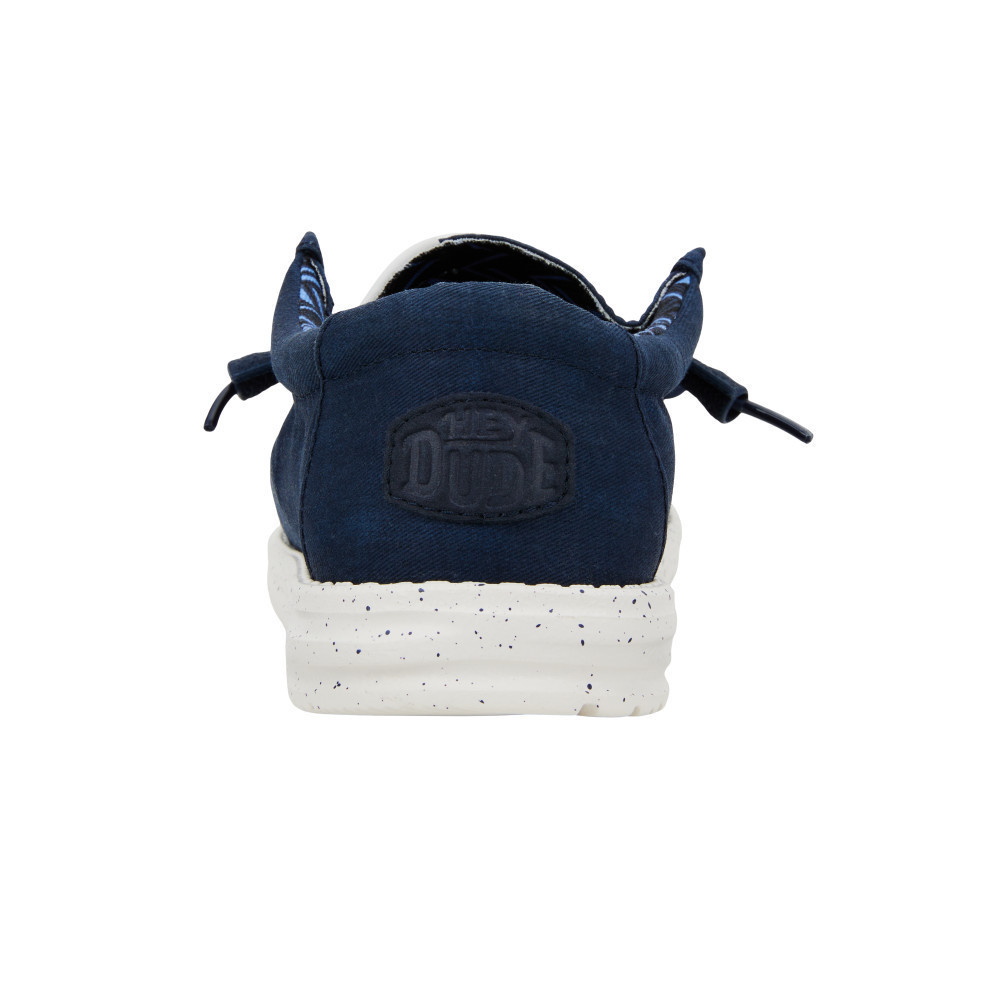 HEYDUDE รองเท้าลำลองผู้ชาย WALLY STRETCH CANVAS รุ่น 40700-410 - NAVY