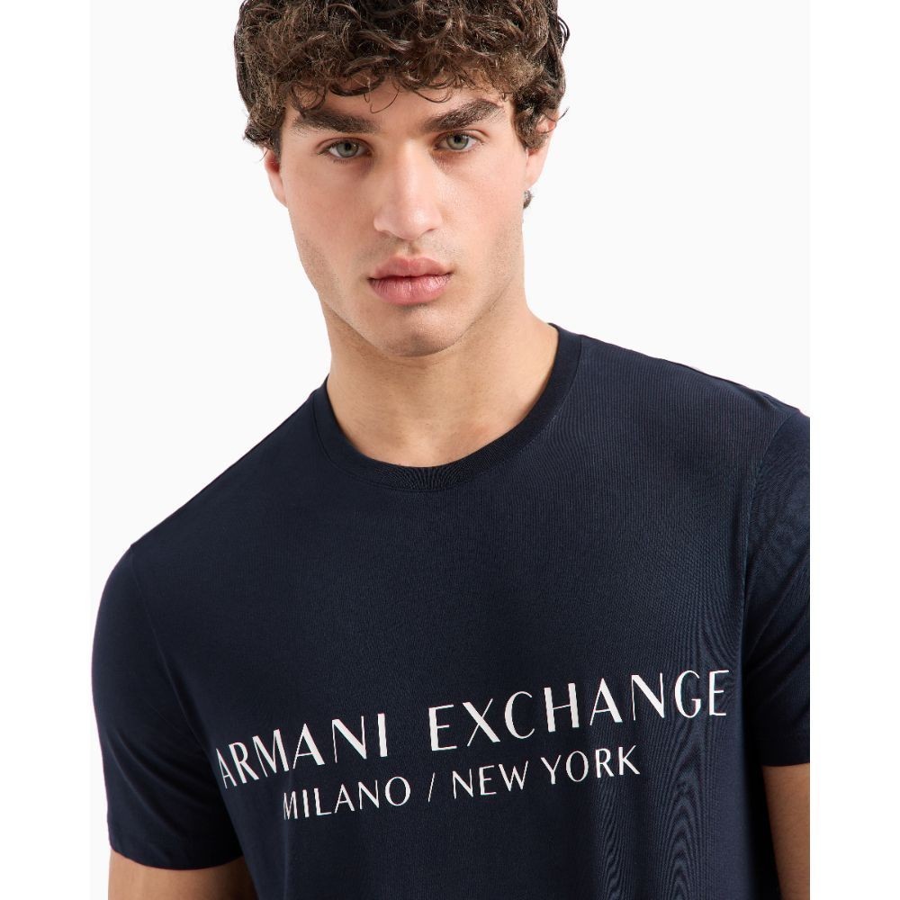 Armani Exchange เสื้อยืดผู้ชาย รุ่น 8NZT72-Z8H4Z-1510 - สีกรมท่า