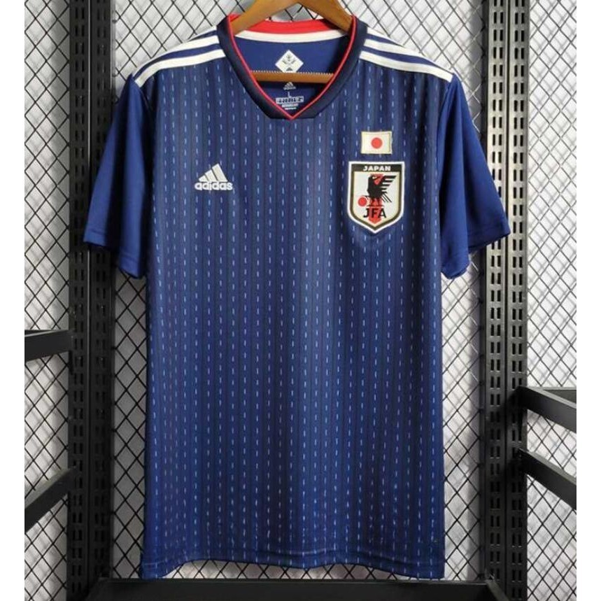 เสื้อฟุตบอลทีมชาติญี่ปุ่นจำลอง แบบย้อนยุค 2018 คุณภาพสูง