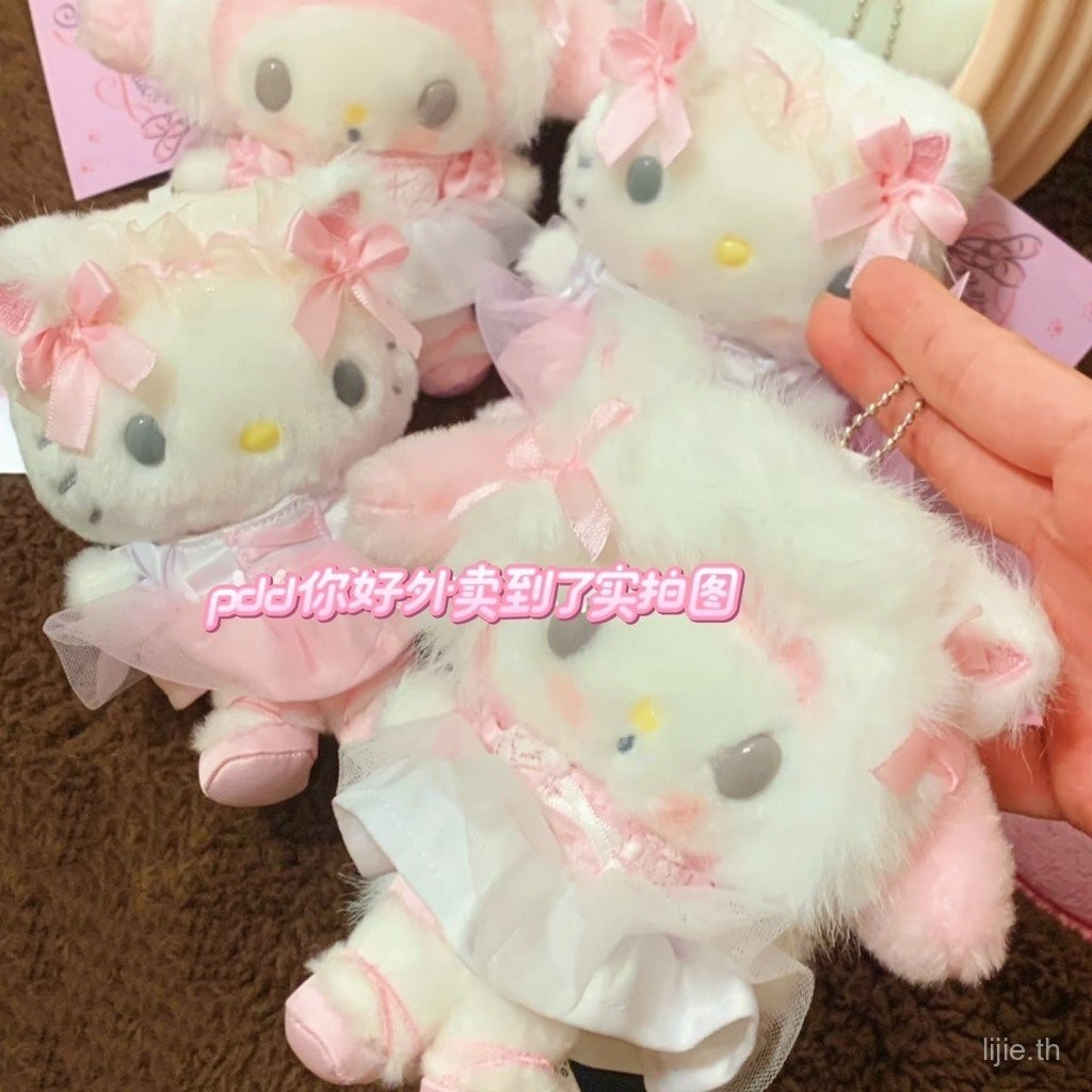 จัดส่งของแท้ [ตุ๊กตาบัลเล่ต์ซีรีส์ My Melody ใหม่ Hello Kitty 24H เกียวโต น่ารัก ต้นฉบับ สไตล์เดียวกัน แมวขาว Sanrio - รูปที่ 6