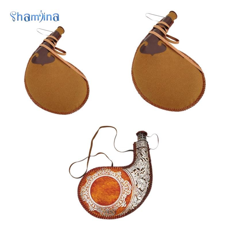 Shamjina Bota Bag Flask Pouch สําหรับเดินป่ากิจกรรมกลางแจ้ง การฟื้นฟูทางประวัติศาสตร์