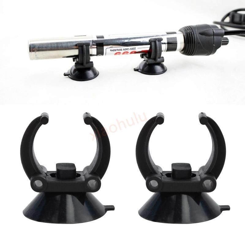 Aquarium Heater Suction Cups Diameter 1.34in Sucker with 0.94in Clip Clamps