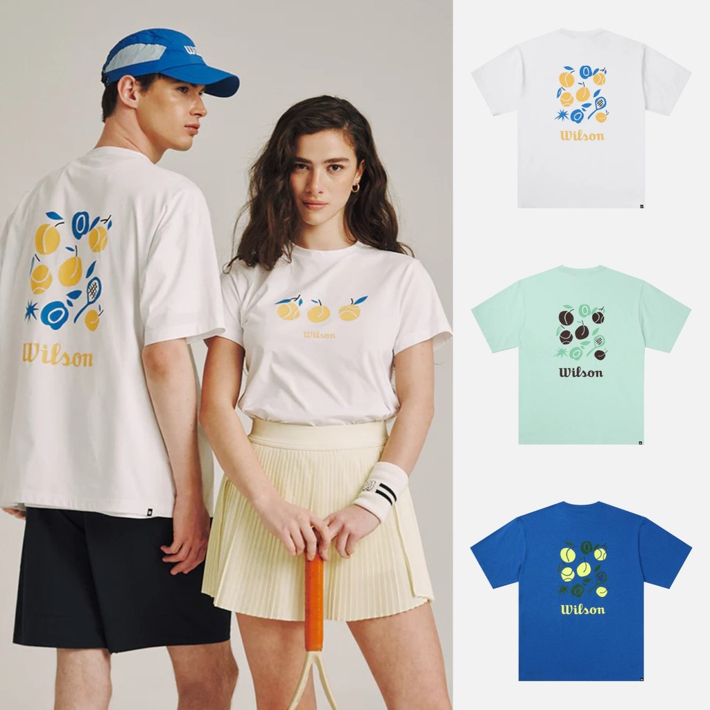 เสื้อยืดพิมพ์ลาย Wilson Tennis Series Unisex Back Tennis