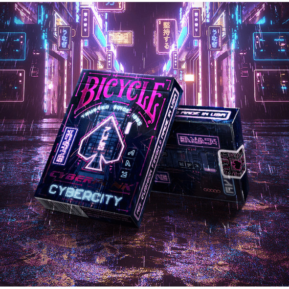 【Bicycle】Cyberpunk card by Bicycle Cardistry magic deck