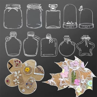 สินค้ามีคุณภาพ ที่คั่นหนังสือ 20ชิ้น แบบใส ลายดอกไม้แห้ง DIY แฮนด์เมด bookmark