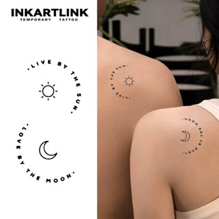 รักจากตะวันและจันทรา สติกเกอร์รอยสักชั่วคราว รอยสักมายากลกัน…