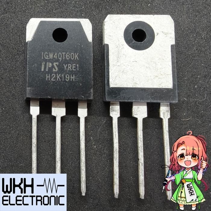 MESIN EWR27 IGW40T60K IGW40T60 K 40T60K IGBT เครื่องเชื่อมอินเวอร์เตอร์ 40A 600V TO247