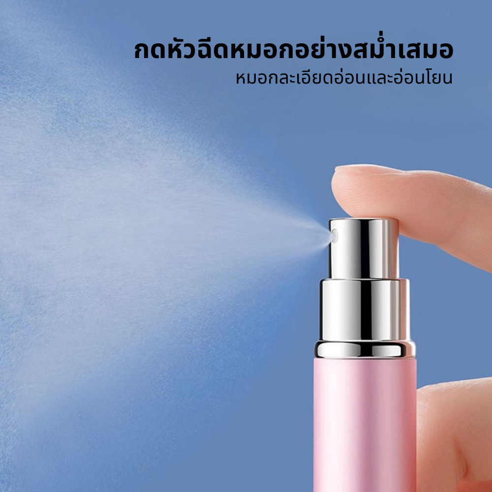 พร้อมส่งในไทยถูกสุดๆ ขวดเเบ่งน้ำหอมพกพา 5ml รูปที่ 6