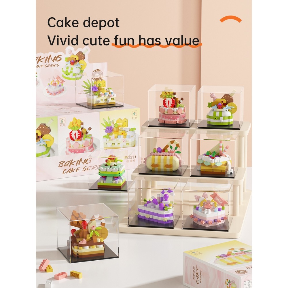 JLบล็อกตัวต่อเค้กแฟนซีDIY 9 แบบ สร้างสรรค์โลกหวานในแบบคุณ