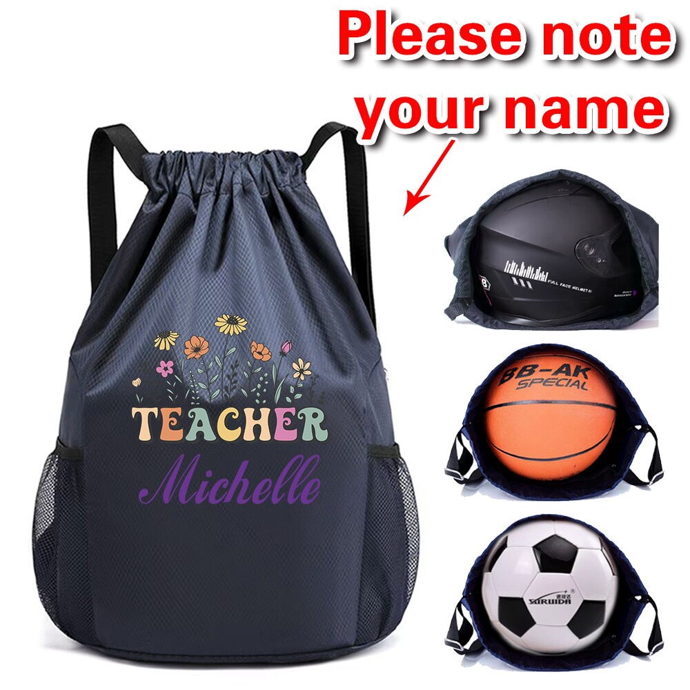 Customized name กระเป๋าเป้ที่ใช้งานได้หลากหลาย สามารถเก็บหมวกกันน็อคได้ เหมาะสำหรับฟุตบอลและบาสเกตบอล ลวดลายรุ้ง