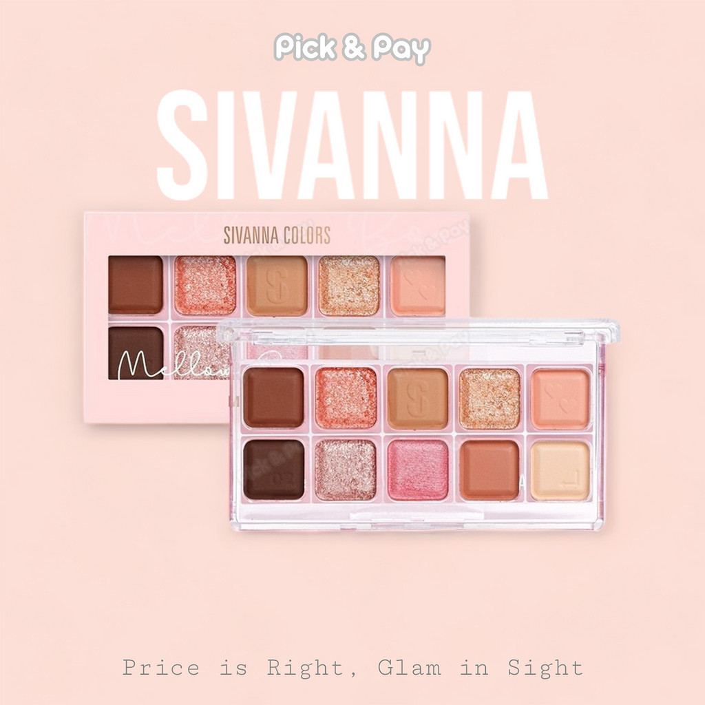 SIVANNA COLORS อายแชโดว์ MELLOW BOX (HF136)
