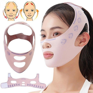 Novo Elástico Rosto-Emagrecimento Bandagem V-Face Shaper Para Mulheres Queixo Bochecha Elevador Cinto Facial Anti-Rugas