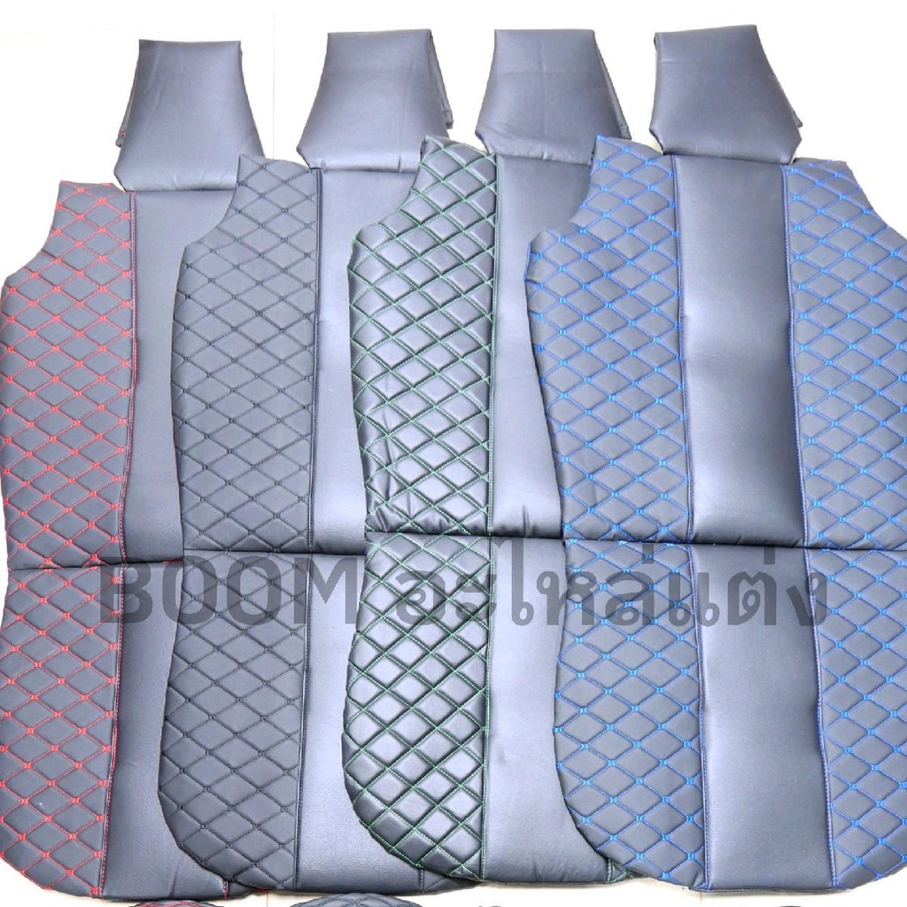 หุ้มเบาะหนัง Pu. ไส่รถบรรทุก แบบฟรีไซด์ ไส่รถบรรทุกได้ทุกรุ่น (ราคาไม่รวม ชุดหุ้มพวงมาลัย+เกียร)