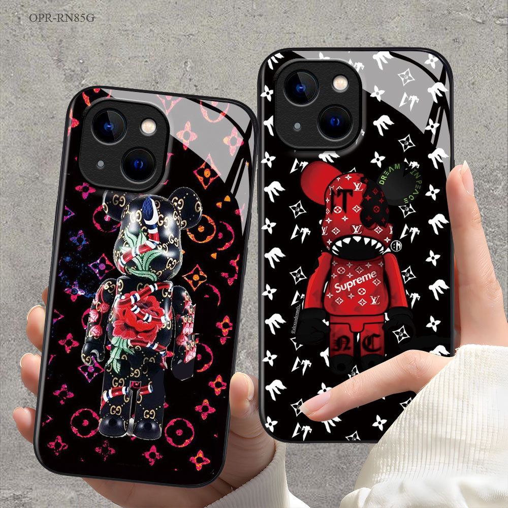 OPPO Reno 8 8Z 7 7Z 6Z 6 5 4 2F F11 F9 F7 F5 Pro Youth 4G 5G เคสออปโป้ Hat Boy Glass Case