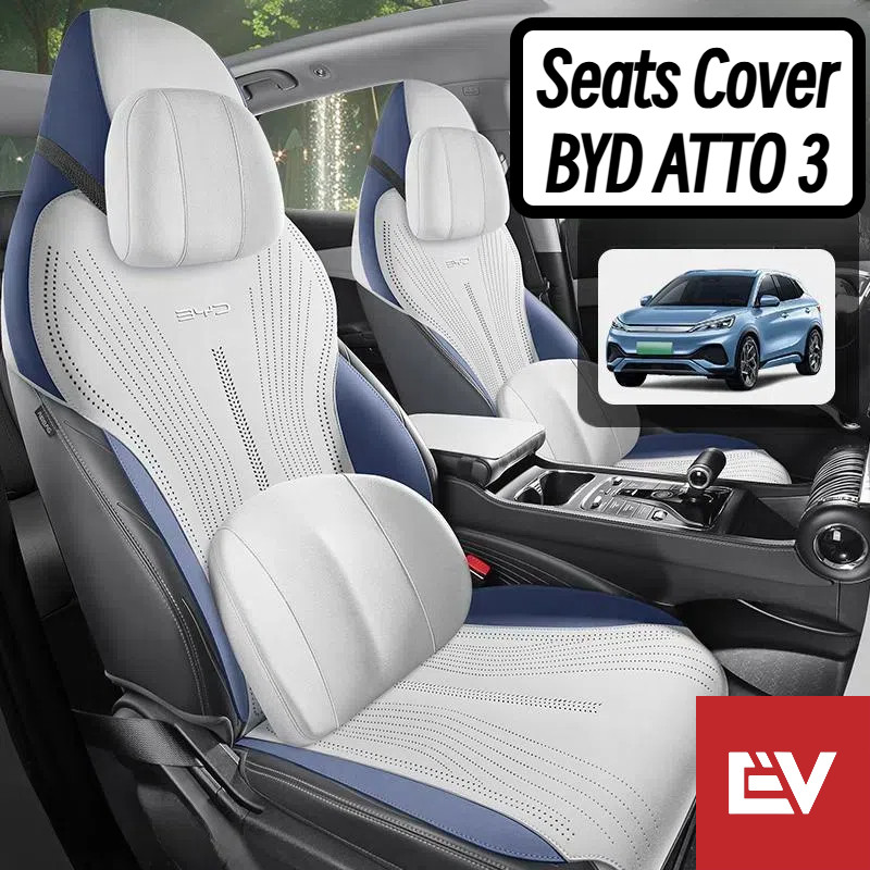 ผ้าคลุมเบาะ Alcantara แบบกําหนดเองสําหรับ BYD ATTO 3 เหมาะสําหรับทุกฤดูกาลระบายอากาศและระบายอากาศได้
