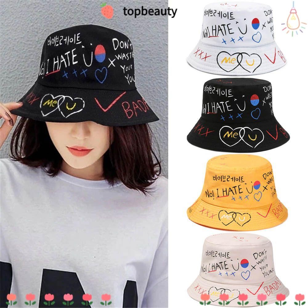 หมวกแฟชั่น หมวกบักเก็ต สไตล์ฮิปฮอป แฟชั่นหน้าร้อน [Topbeauty]