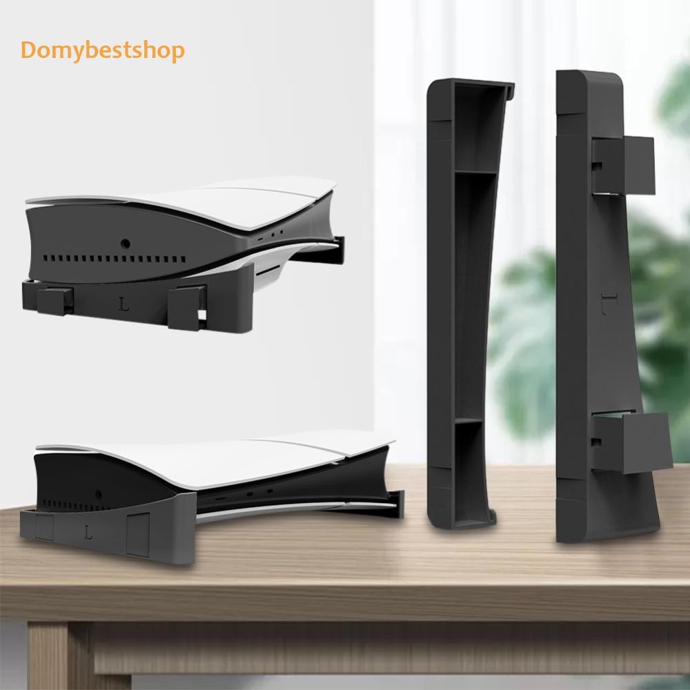 ขาตั้งแนวนอนพร้อมอุปกรณ์เสริมฐานขาตั้งด้านข้าง Mads กันลื่น Host Rack Storage Holder สําหรับ PS5 Slim Disc & Digital Edition [Domybestshop.th]