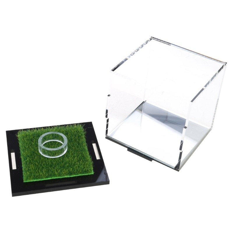 Amony Golf Balls Display Case Stand Square Display Holder Stand Small Showcase Box