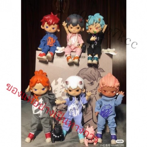 อย่างเป็นทางการแท้ Penny's Treasure Box Adou Street Series Blind Box Action รูปมืออินเทรนด์ของเล่นตุ