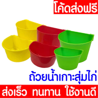 ค่าส่งถูก* ถ้วยน้ําไก่ ถ้วยน้ําเกาะสุ่มไก่ นก ไก่ชน เกาะสุ่ม เลี้ยงนก เลี้ยงไก่ clearance