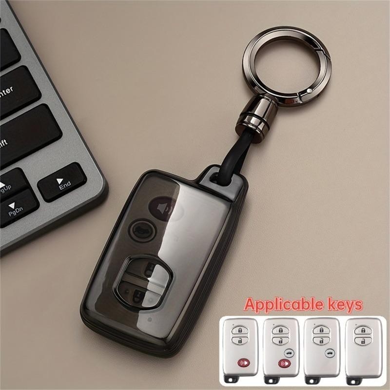 1 pcs Soft TPU กุญแจรถ, Fit สําหรับ Toyota Aqua RAV4 Land Cruiser Camry Prado Corolla Prius 2013 2014 Keyless อุปกรณ์เสริมอัตโนมัติ