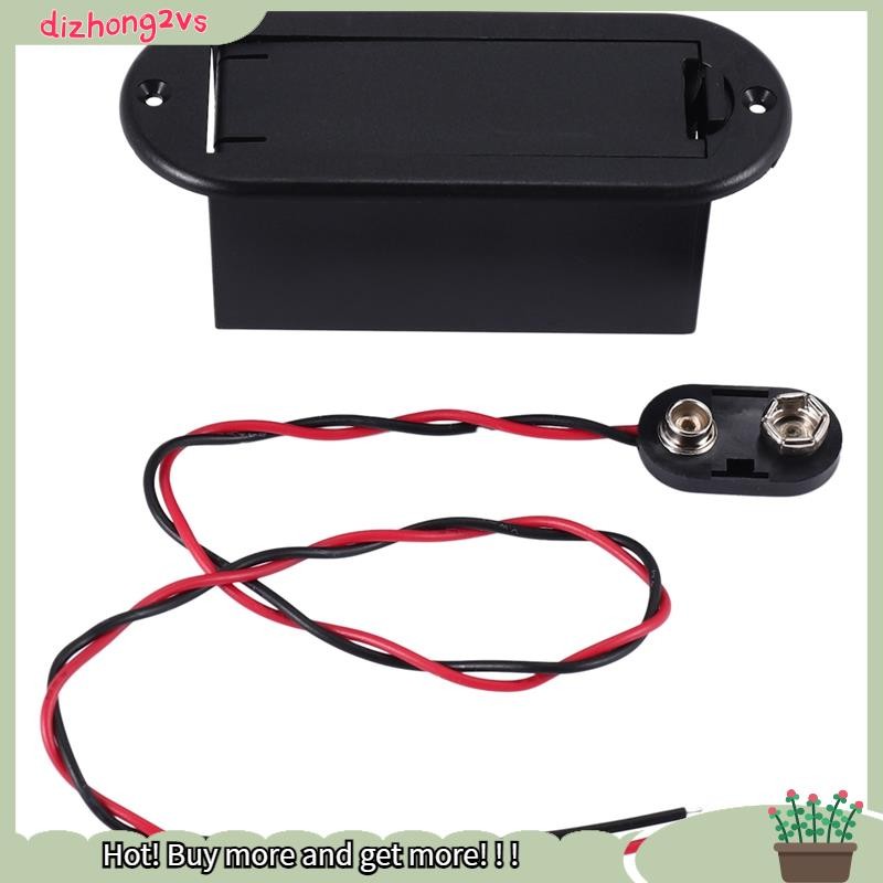 [dizhong2vs]เคสแบตเตอรี่ 9V สําหรับรถกระบะเบสกีตาร์แบบแอคทีฟ