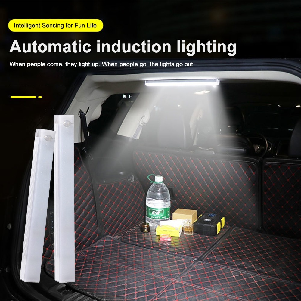 ภายในรถแถบแสงสําหรับ Van Bus Caravan Type-C ชาร์จ Led ช่องกระเป๋าเดินทาง Light Wireless Motion Senso