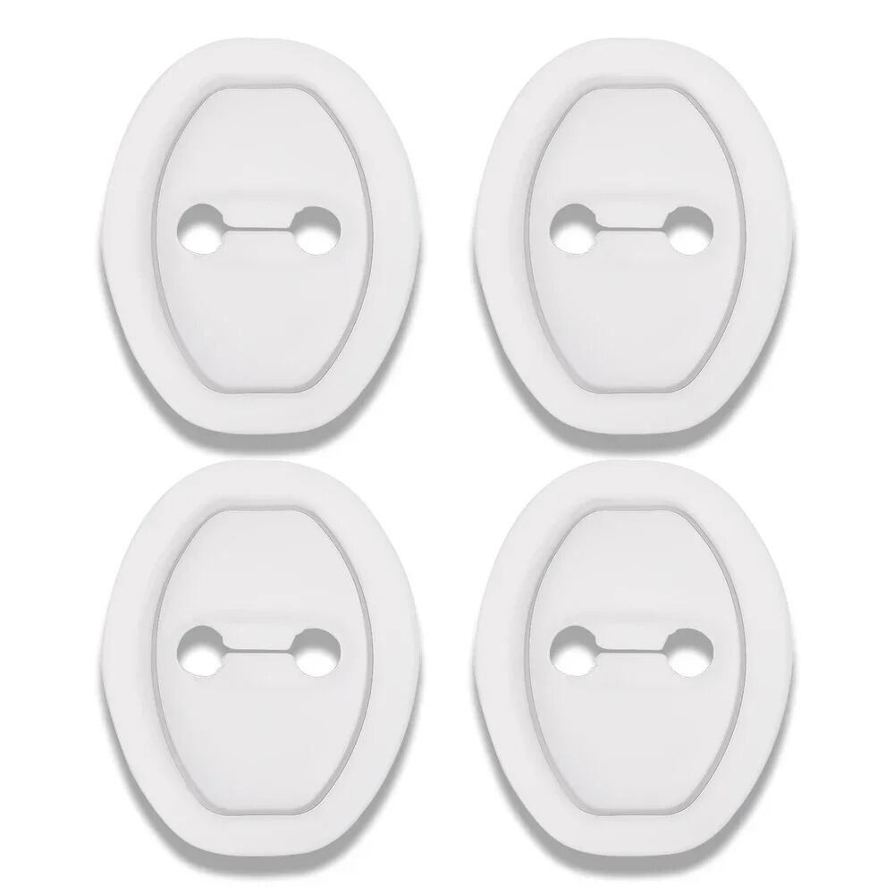 ล็อคประตูรถยนต์เบาะดูดซับแรงกระแทกบัฟเฟอร์ประตูฝาครอบป้องกันป้องกันสนิมตกแต่งภายในอุปกรณ์ดัดแปลงรถยนต์ - รูปที่ 7