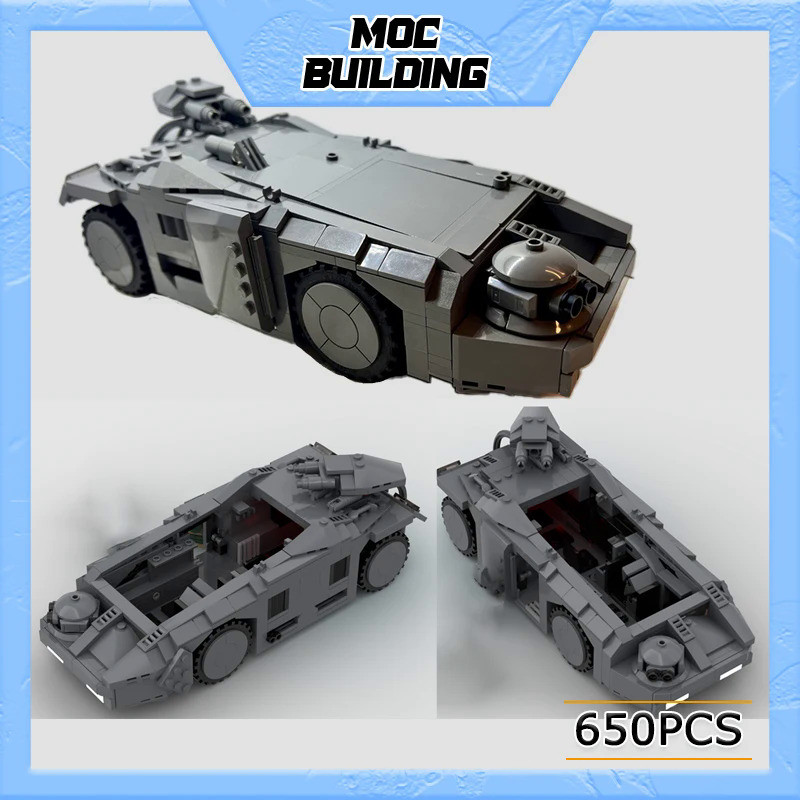 MOC Building Blocks UCS Military Series Armored Vehicle M577 Apc Army Aliens Toys DIY Assemble Brick