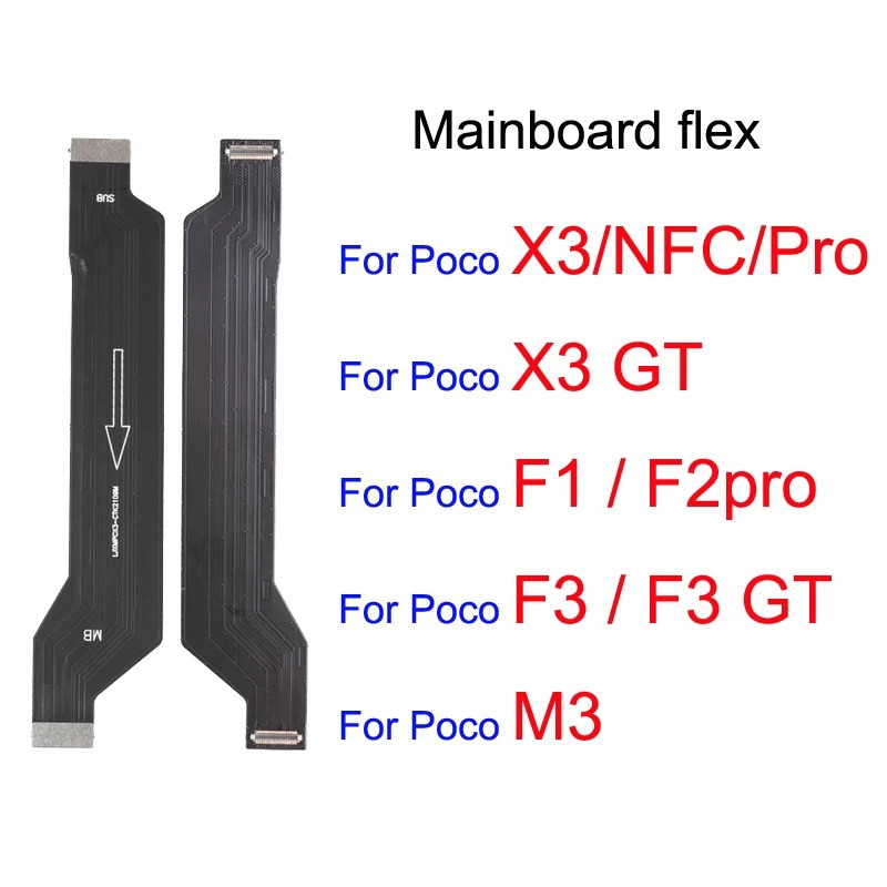สําหรับ Poco F1 F2 F3 X3 NFC Pro GT Original Mother Board Flex เมนบอร์ด Flex Flex