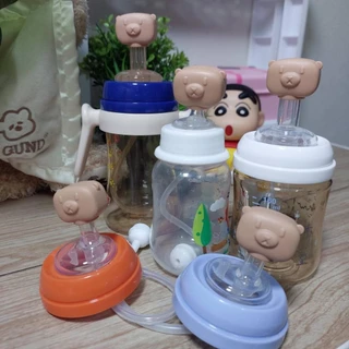 ป้องกันฝุ่นกันน้ำรั่วใช้ซ้ำได้ ซิลิโคนปิดจุกนม ฝาปิดหลอดหัดดื่ม ลายการ์ตูนน่ารักป้องกันฝุ่น พร้อมส่ง