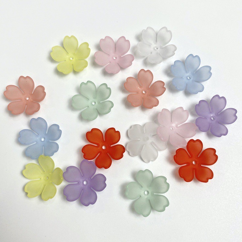 50ชิ้น5กลีบ14มิลลิเมตรช่อดอกไม้กรม ฉ คั่ว ตอบสนอง สีอบอุ่น ทําเอง ต่างหูเครื่องประดับทําอุปกรณ์วัสดุที่ทําด้วยมือ