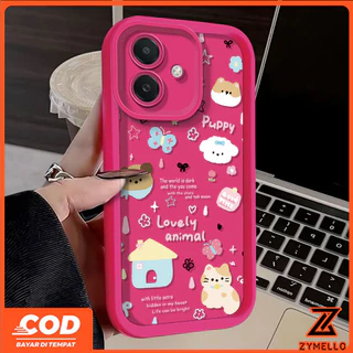 สําหรับOPPO A6X A6 A5X A5 5G A6 PRO A3X A5 PRO A3 PRO A80 A60 A79 A38 A18 A17 A57 2022 4G A78 A58 A7 A5S A12 กรณีโทรศัพท์มือถือTPUกันกระแทกTPUและสุนัขTPUกันกระแทก