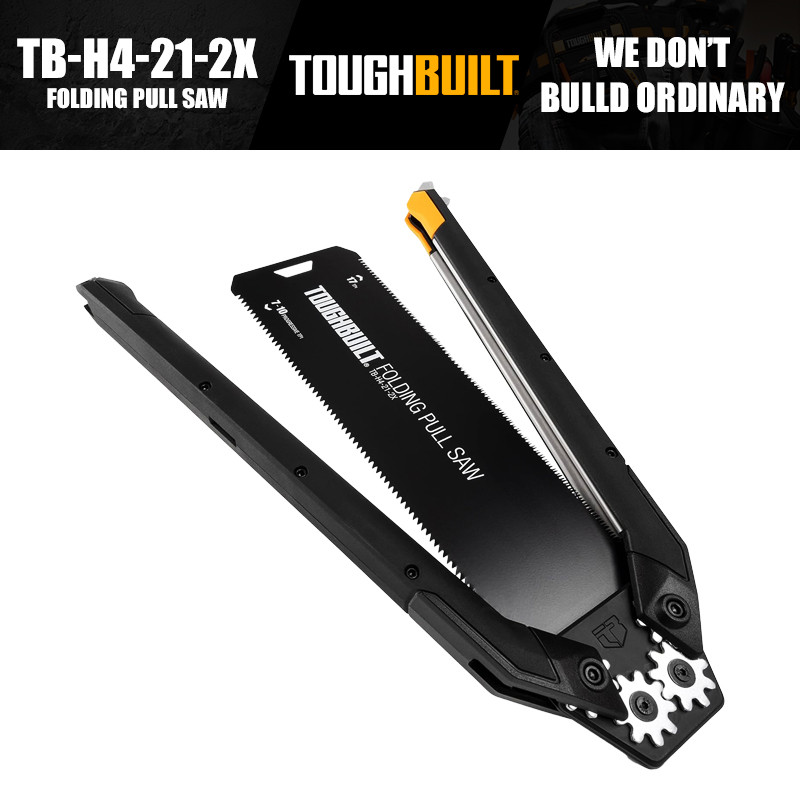 ToughBuilt TB-H4-21-2X อุปกรณ์เสริมเครื่องมือช่างเลื่อยดึงแบบพับได้