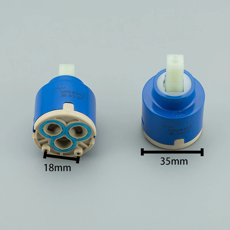 1ชิ้น35มิลลิเมตรประหยัดน้ำเปลี่ยนตลับเซรามิกสำหรับห้องครัวห้องน้ำก๊อกน้ำผสมแตะวาล์ว - รูปที่ 3