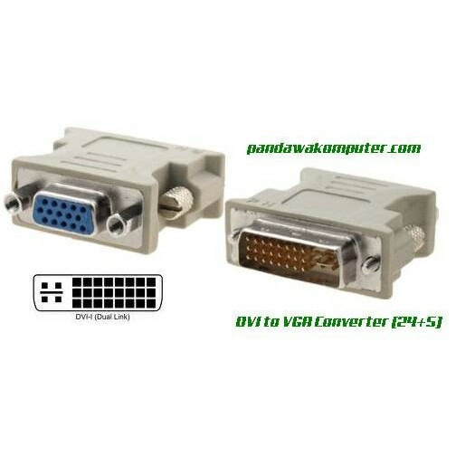 อะแดปเตอร์แปลง DVI เป็น VGA Female 24+5 DVI-I
